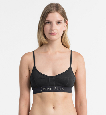 Calvin Klein Podprsenka Bralette Body Černá