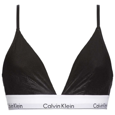 Calvin Klein Unlined Triangle Podprsenka Black
