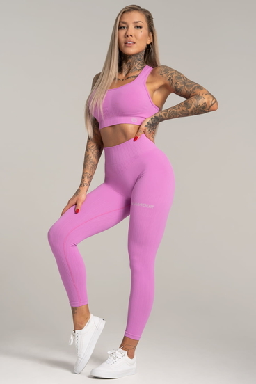 Gym Glamour Legíny Push Up Pink