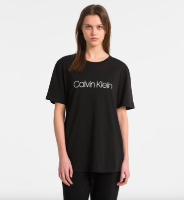 Calvin Klein Tričko Monogram Černé