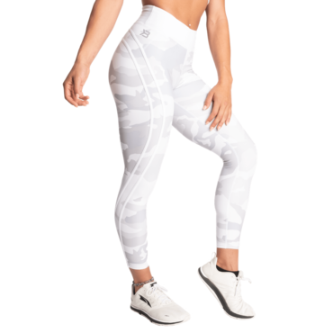 Better Bodies Legíny White Camo High Tights