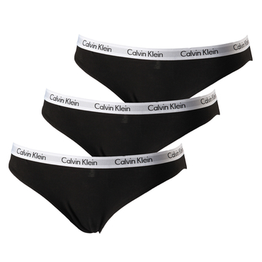 Calvin Klein 3Pack Kalhotky Black