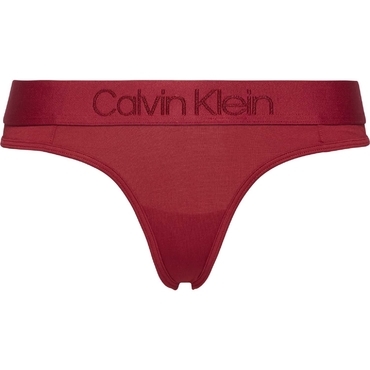 Calvin Klein Tanga Tonal Logo Bordo