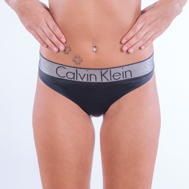 Calvin Klein Tanga Customized Stretch Black