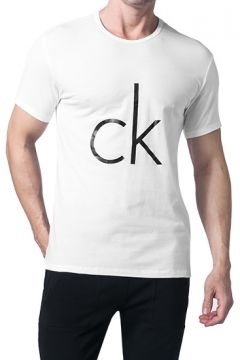 Calvin Klein Pánské Tričko S Logem Bílé