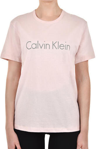 Calvin Klein Logo Dámské Tričko Světle Růžové