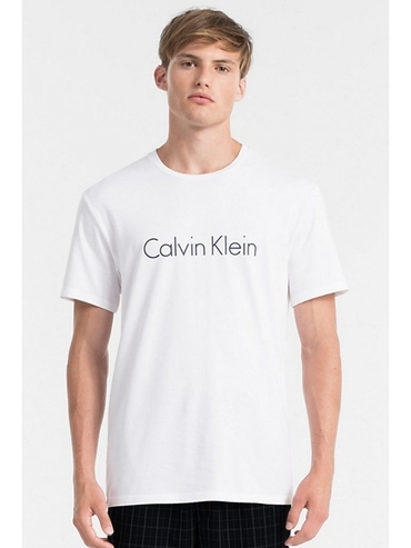 Calvin Klein Pánské Tričko Bílé
