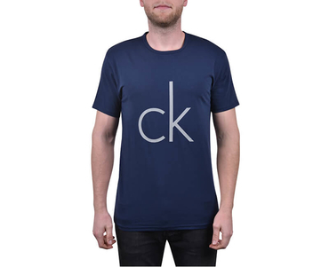 Calvin Klein Pánské Tričko S Logem Modré
