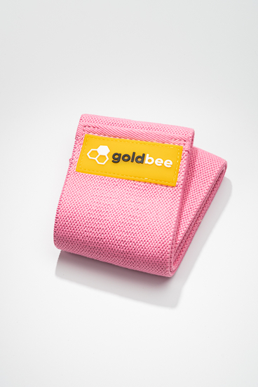 GoldBee Textilní Odporová Guma - Růžová