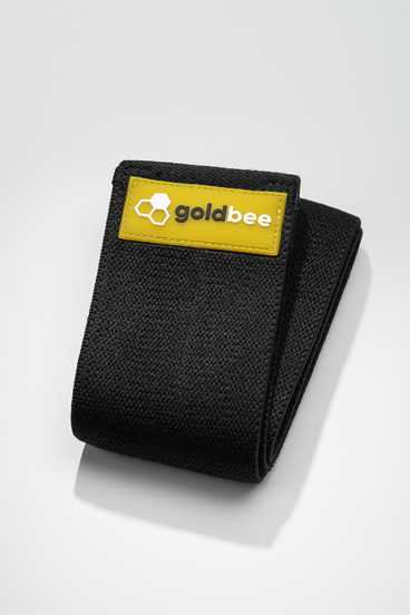 GoldBee Textilní Odporová Guma - Černá, L