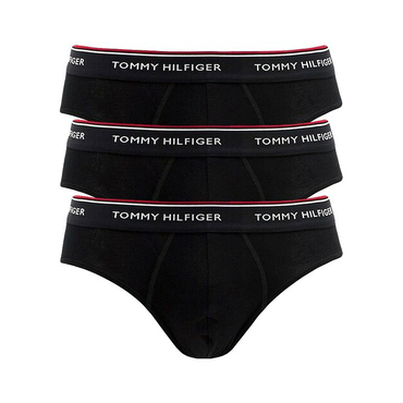 Tommy Hilfiger 3Pack Slipy Premium Černé