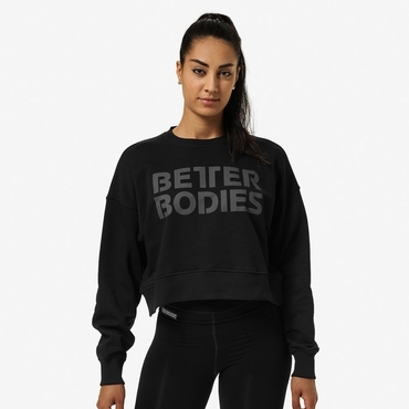 Better Bodies Mikina Chelsea Sweater Black