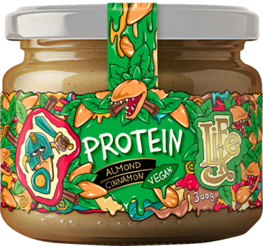 LifeLike Protein Mandlovo Skořicový krém - 300g