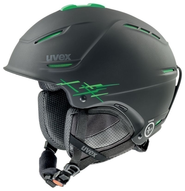helma UVEX P1US PRO, black-green mat (S566156270*)
