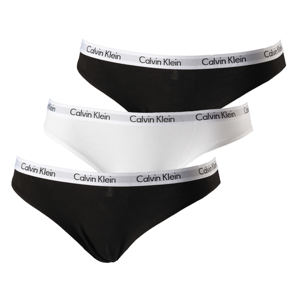 Calvin Klein 3Pack Kalhotky Black&White - 1