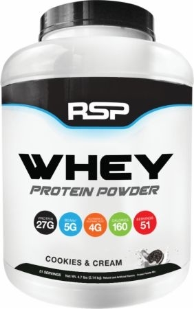 RSP Whey Protein Powder Cookies & Cream 5lb