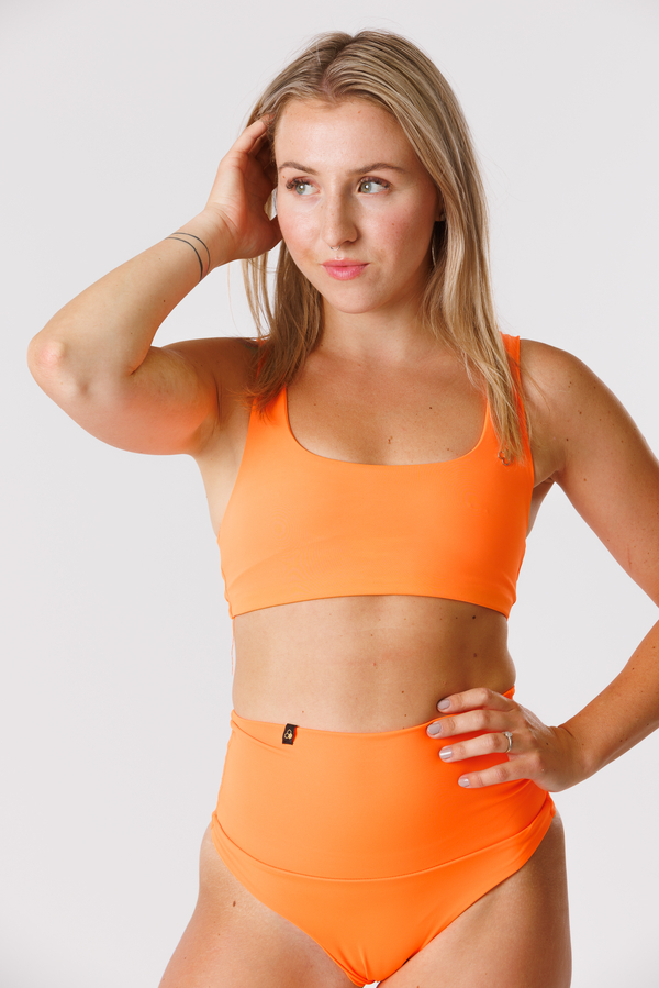 GoldBee Basic Plavky Vrchní Díl Neon Orange, XS - 1