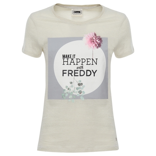 Freddy Tričko Bílé Make It Happen - 1