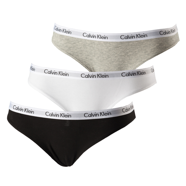 Calvin Klein 3Pack Kalhotky Black&Grey&White - 1