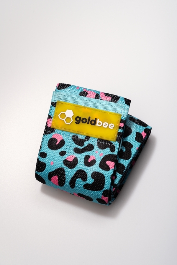 GoldBee Textilní Odporová Guma - Modro Růžová - 1