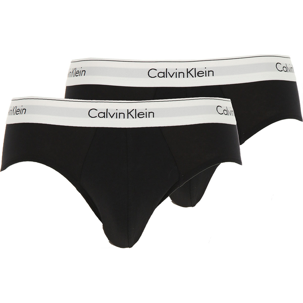 Calvin Klein 2Pack Slipy Modern Cotton Black, L
