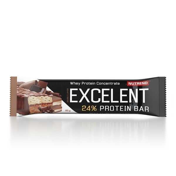 Nutrend Excelent Protein Bar Double Čokoláda + Nugát S Brusinkami 40g - 1