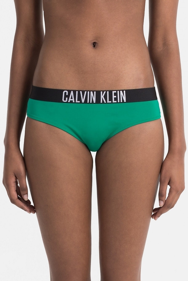 Calvin Klein Plavky Classic Bikini Zelené Spodní Díl, S - 1