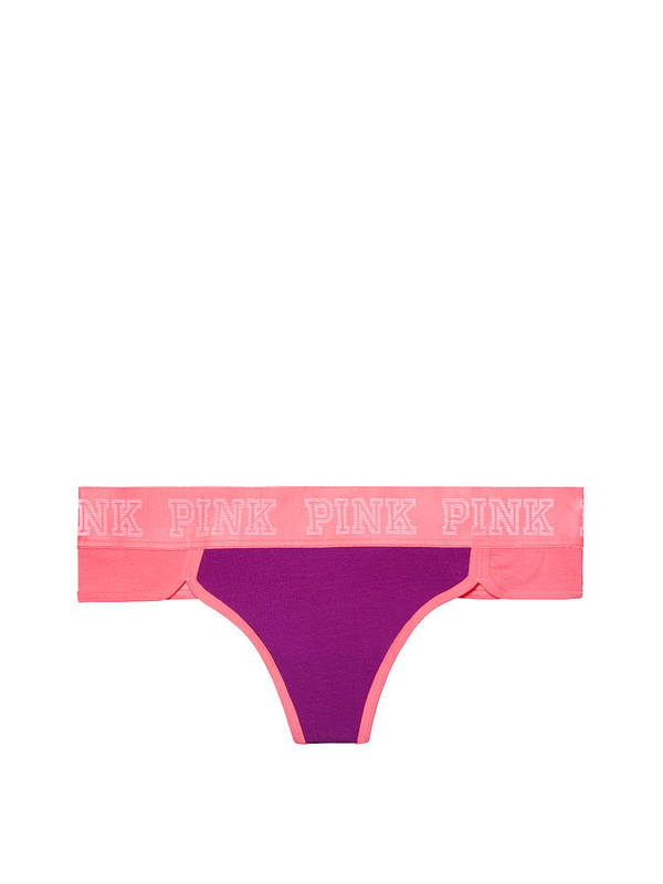 Victoria´s Secret Tanga Purple Pink Logo - 1