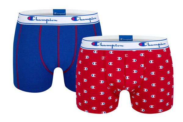 Champion Boxerky 2Pack Red/Blue