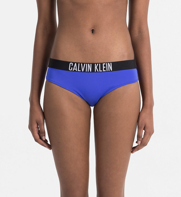 Calvin Klein Plavky Bikini Intense Power Modré Spodní Díl, S - 1