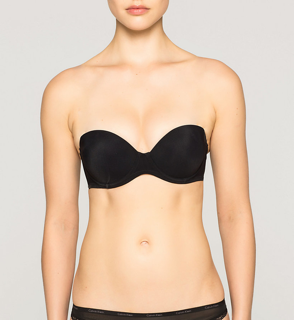 Calvin Klein Strapless Bra - Perfectly Fit Black
 - 1