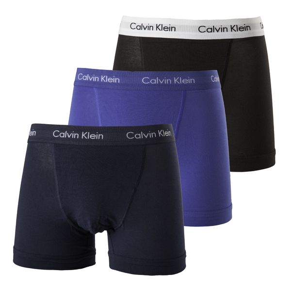 Calvin Klein 3Pack Boxerky Modro-Černé, S - 1