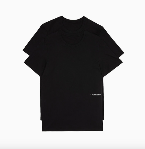 Calvin Klein 2Pack Woman T-Shirts STATEMENT 1981 Black, S