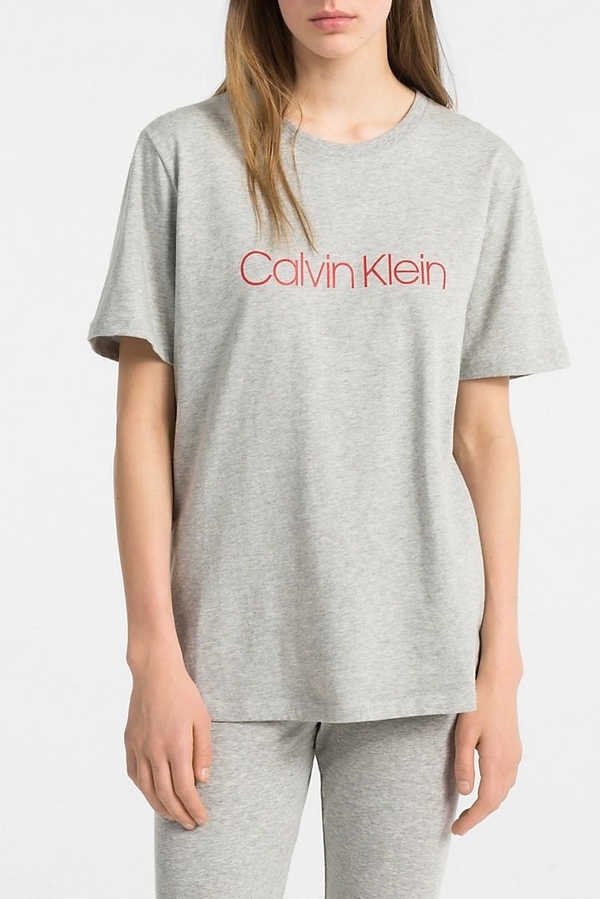 Calvin Klein Tričko Monogram Red & Grey, S - 1