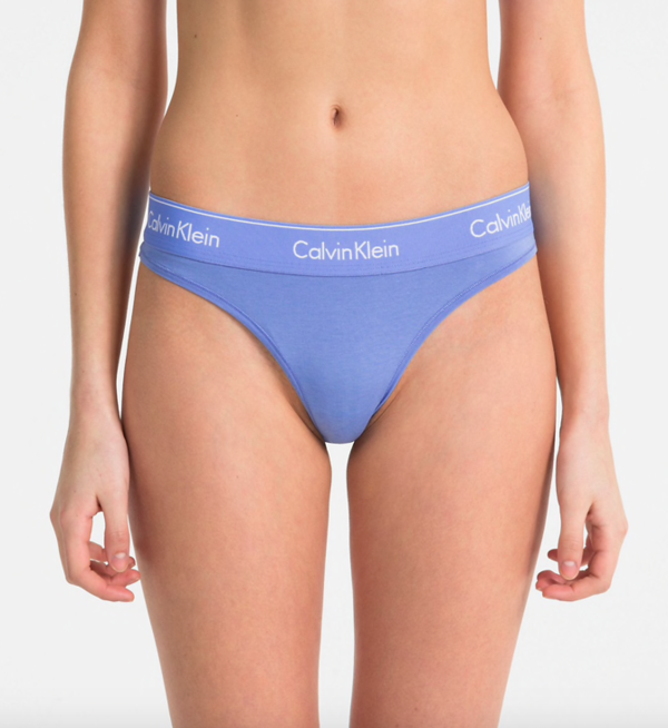 Calvin Klein Thong Blue, S - 1