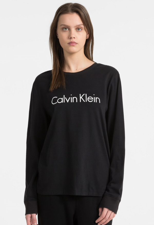 Calvin Klein Tričko Logo Black - 1