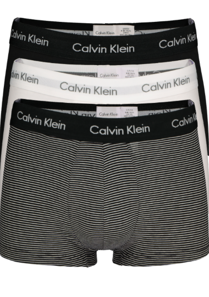 Calvin Klein 3Pack Boxerky Black&White LR