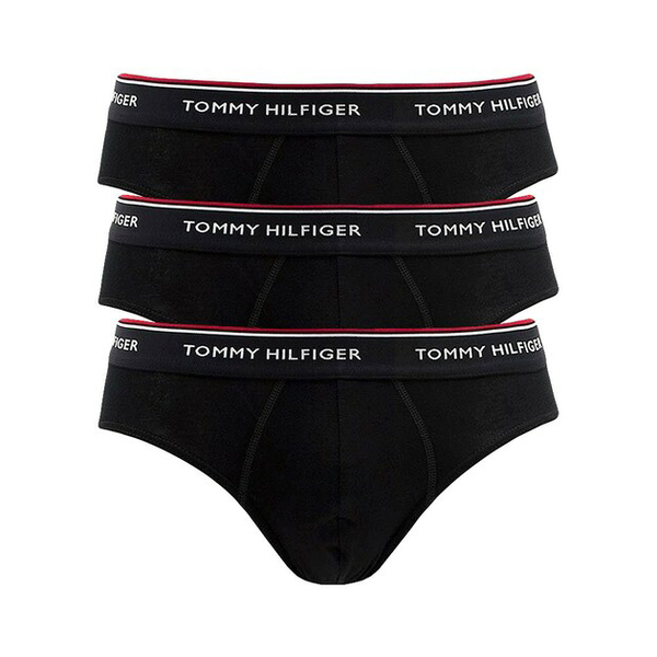Tommy Hilfiger 3Pack Slipy Premium Černé, L
