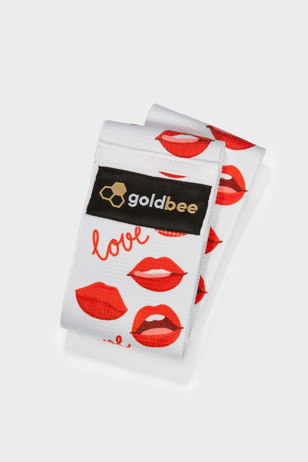 GoldBee Posilovací guma BeBooty Love Lips, L