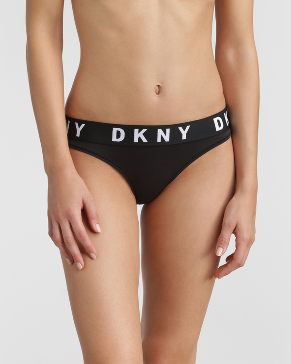 DKNY Kalhotky Cozy Bikini Černé - 1