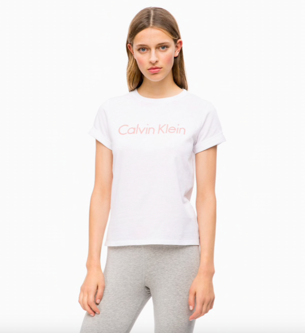 Calvin Klein Tričko 3D Logo White - 1