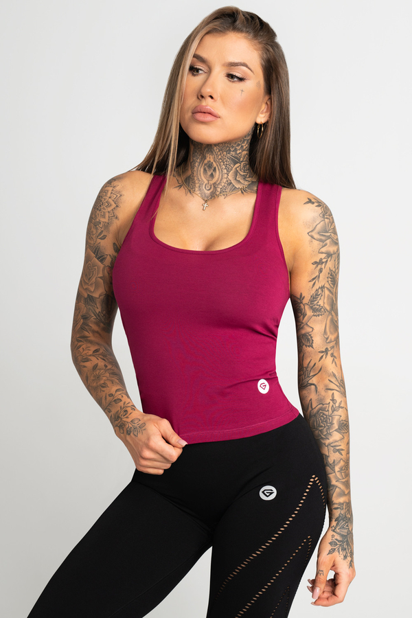 Gym Glamour Tank Top Beet Red, S - 1