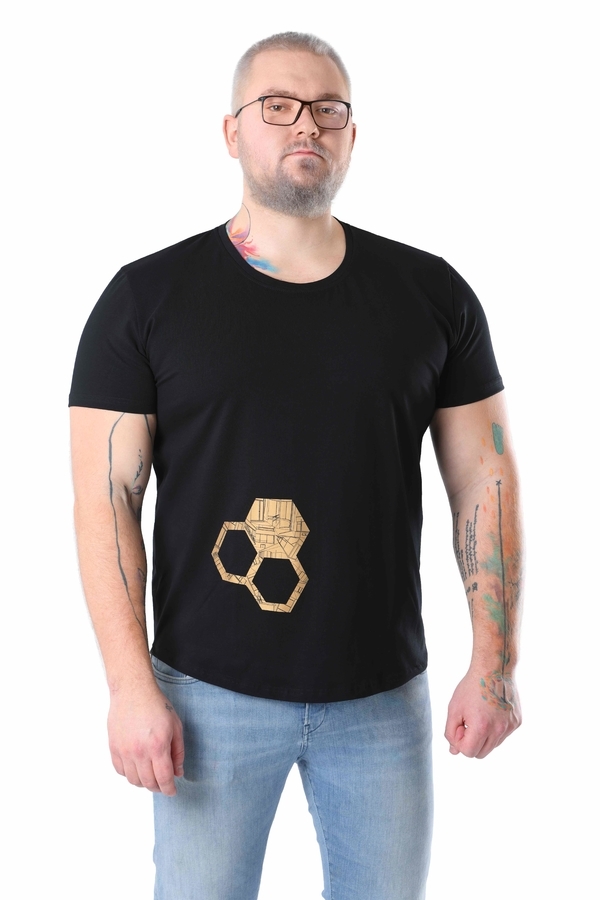 GoldBee Tričko Tugendhat Organic Black, XL - 2
