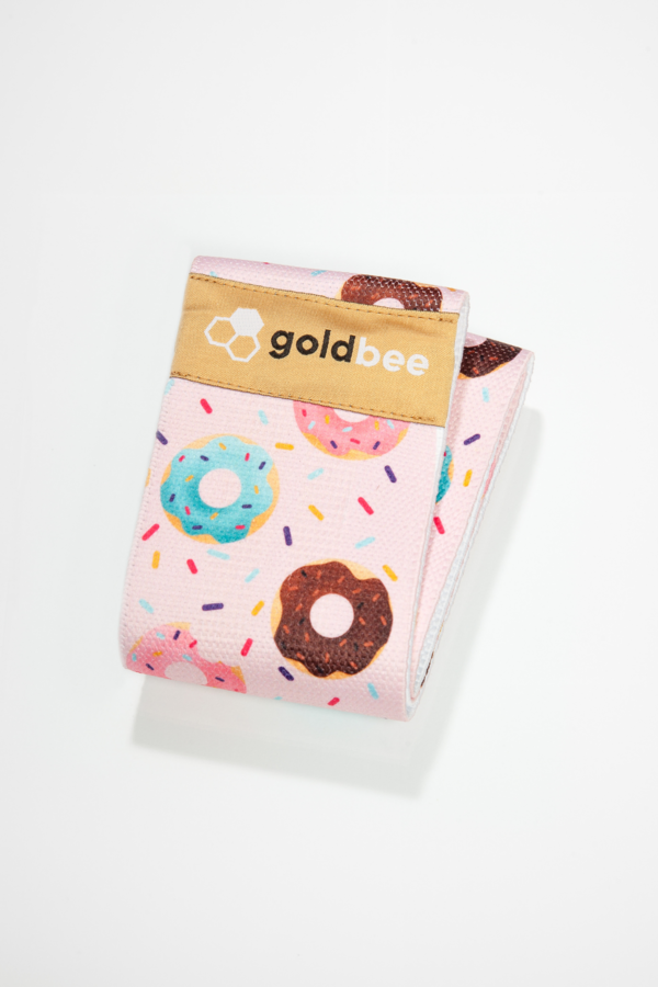 GoldBee Posilovací guma BeBooty Pink Donuts, M - 2