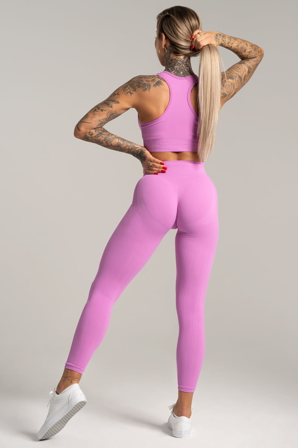 Gym Glamour Legíny Push Up Pink, XS - 2