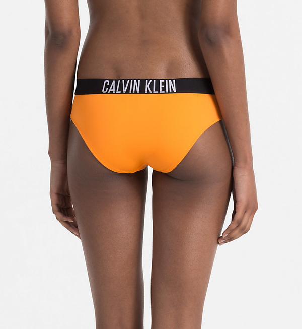 Calvin Klein Plavky Bikini Intense Power Oranžové Spodní Díl, S  - 2