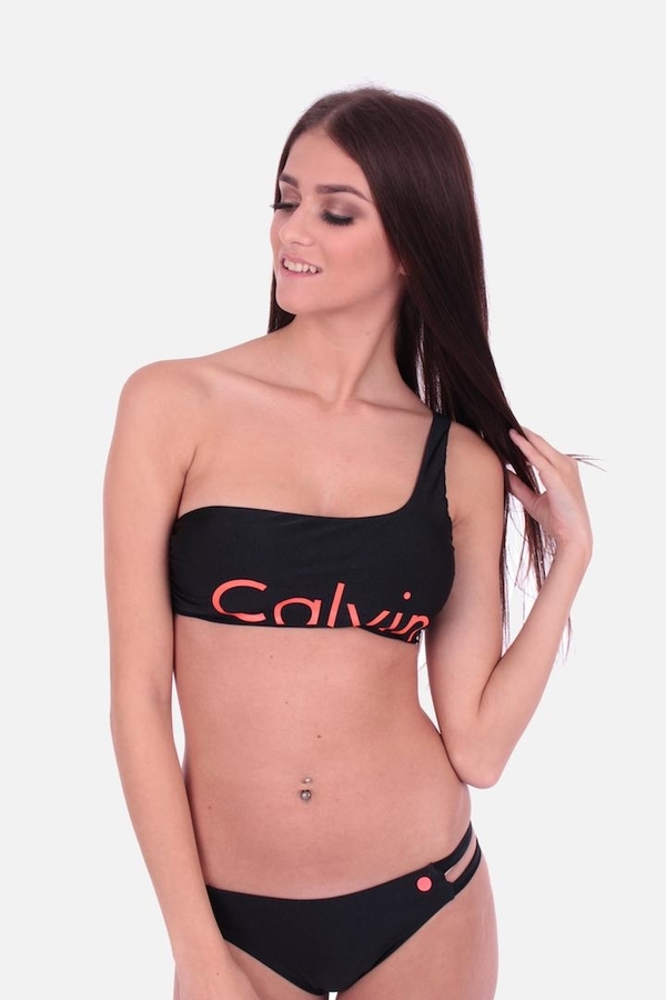 Calvin Klein Plavky One Shoulder RP Vrchní Díl - 2