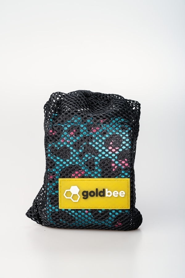 GoldBee Textilní Odporová Guma - Modro Růžová - 2