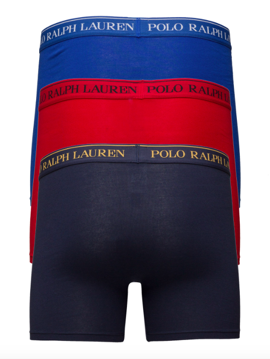 Ralph Lauren 3Pack Boxerky Navy&Blue&Red - 2