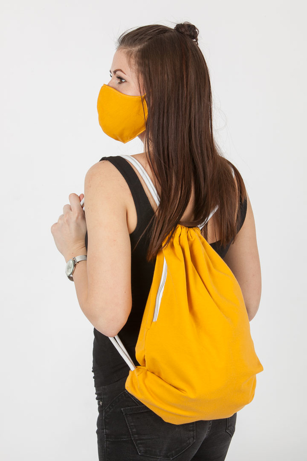 Set Maska a Bag - Mustard - 2